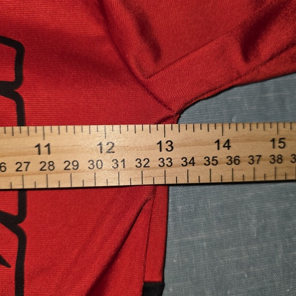 Boys Nike Track Jacket Red Full Zip Youth Kids - Size 4-5 Years - Picture 5 of 6